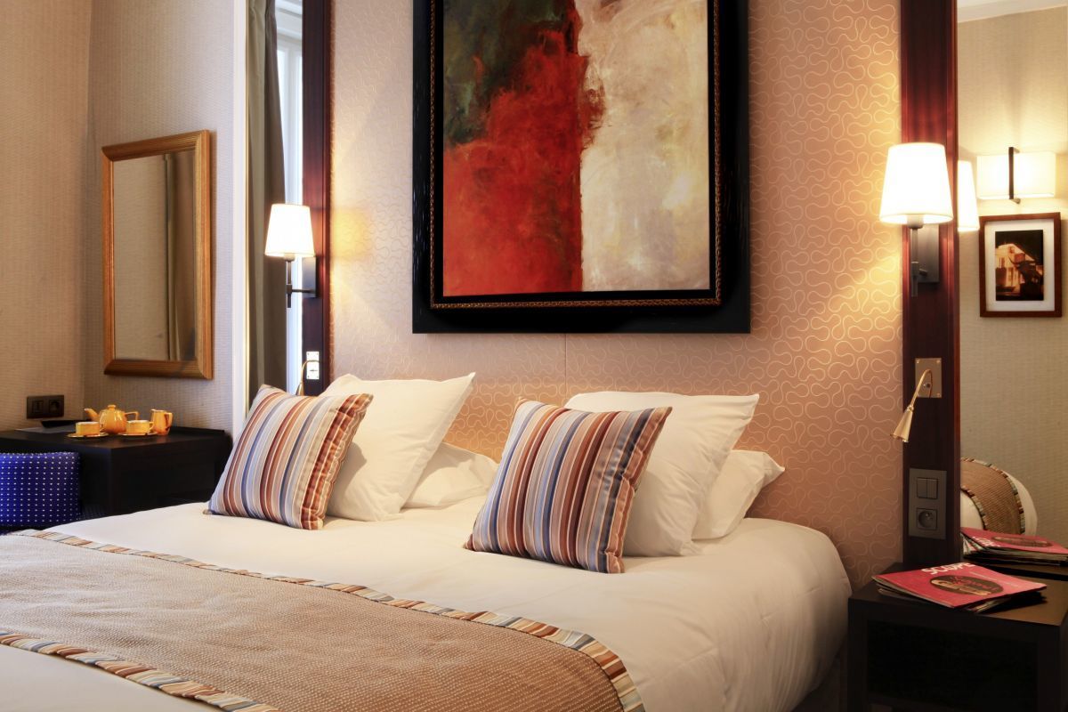 Hotel Folkestone Opera Paris - Klassisches Doppelzimmer mit Terrasse