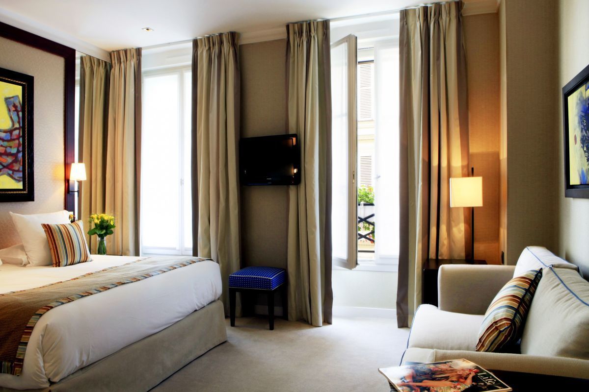Hotel Folkestone Opera Paris - Deluxe Doppelzimmer mit Terrasse